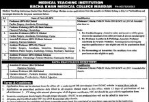 Professor Bacha Khan Medical College Mardan Jobs August 22, 2020