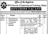 Professor MNS University of Engineering and Technology Multan Jobs August 27, 2020