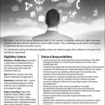 Relationship Officer Agriculture Finance August 10, 2020