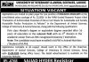 Research Associates University of Veterinary and Animal Science Lahore Job Aug 14, 2020