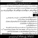 Tube well Operator Public Health Engineering Division Mardan Jobs August 16, 2020