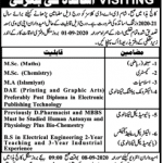 Visiting Faculty Government College of Technology Lahore Jobs August 20, 2020