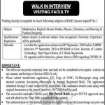 Visiting Faculty Government Institute of Leather Technology Gujranwala Jobs August 26, 2020