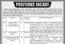 Jobs in Assistant Director & Internal Auditor in Peshawar 29 September, 2020