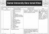 Jobs in Gomal University GU for Professor & Lecturers 29 September, 2020