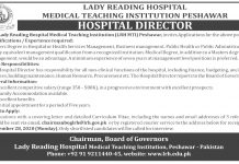 Jobs in Hospital Director in Lady Reading Hospital LRH 11 September, 2020
