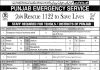 Jobs in Join Rescue 1122 Punjab Emergency Service via PTS 27 September, 2020