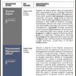 Jobs in Khyber Pakhtunkhwa Integrated Tourism Project KITE 11 September, 2020