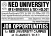 Jobs in NED University Islamkot Thar Campus 15 September, 2020