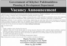 Jobs in Planning & Development Department P&DD KPK 17 September, 2020