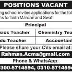 Jobs in Principal & Accountant 01 September, 2020 in KPK