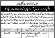 Jobs in Punjab Land Development Company 21 September, 2020