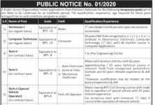 Jobs in Scientific Assistant in PAEC Islamabad 14 September, 2020