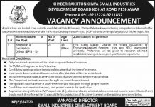 Jobs in Small Industries Development Board KPSIDB 30 September, 2020