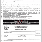 Jobs in Stenotypist in Ministry of Commerce Islamabad 14 September, 2020