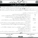 Jobs in Tehsil Council Bahawalpur Saddar Legal Advisor 21 September, 2020