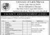 Jobs in University of Lakki Marwat Campus for Professors 29 September, 2020