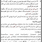 Jobs in Vice Chancellor in Jinnah Sindh Medical University 19 September, 2020