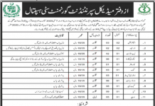 Jobs in City Hospital Gilgit for Driver & Electrician 02 October, 2020