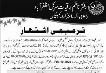 Jobs in Electricity Department Circle Muzaffarabad AJK 02 October, 2020