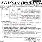 Jobs in Government General Hospital Ghulam Muhammad Abad 14 October, 2020