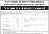 Jobs in Governors Inspection Team KPK for Drivers 01 October, 2020