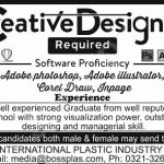 Jobs in Graphic Designer Pakson International Plastic Industry 01 October, 2020