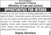Jobs in Law & Justice Division Islamabad Islamabad 09 October, 2020