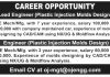 Jobs in Lead Engineer & Engineer in OJ Engineering 15 October, 2020