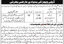 Jobs in Livestock & Dairy Development Mandi Bahauddin 26 October, 2020