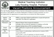 Jobs in Medical Teaching Institution LRH MTI for Doctor 03 October, 2020