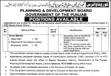 Jobs in Planning & Development Board PND for Drivers 06 October, 2020