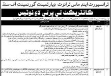 Jobs in Transport & Mass Transit Department Karachi 29 October, 2020