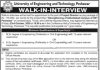 Jobs in UET University Peshawar for Project Director 10 October, 2020