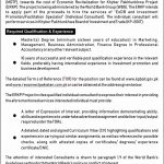 Jobs in Economic Revitalization of Khyber Pakhtunkhwa ERKP 17 November, 2020