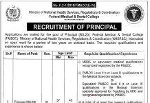 Jobs in Federal Medical & Dental College FMDC Islamabad 02 November, 2020