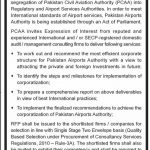 Jobs in Pakistan Civil Aviation Authority PCAA Karachi 16 November, 2020