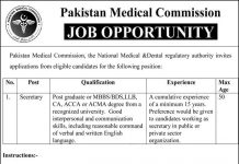 Jobs in Pakistan Medical Commission PMC Islamabad 04 November, 2020