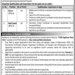 Driver (BPS-06) Jobs in Pakhtunkhwa Energy Development Organization (PEDO) 21 Jan 2021