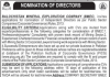 Jobs in Balochistan Mineral Exploration Company BMEC 2021 For Directors in Quetta Balochistan