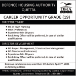 Jobs in Defence Housing Authority DHA Quetta 2021