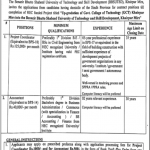 Jobs in Management in Benazir Bhutto Shaheed University Of Technology And Skill Development