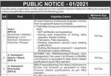 Technical Staff Jobs in Public Sector Organization 2021