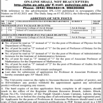 Jobs in University of The Punjab 2021 in Lahore