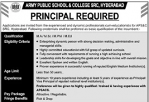 Jobs in Army Public School & College Hyderabad 2021