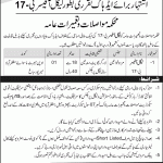 Jobs in Communication & Works Department For Legal Officer 2021