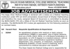 Jobs in Gajju Khan Medical College MTI Swabi 2021