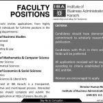 Jobs in Institute of Business Administration IBA 2021