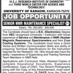 Jobs in International Center For Chemical & Biological Sciences in Karachi 2021