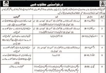 Jobs in Irrigation Department For Management Staff 2021